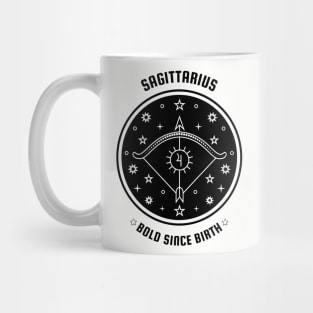 Sagittarius ♐🏹 Bold Since Birth Zodiac Sign Astrology Sign Horoscope Mug